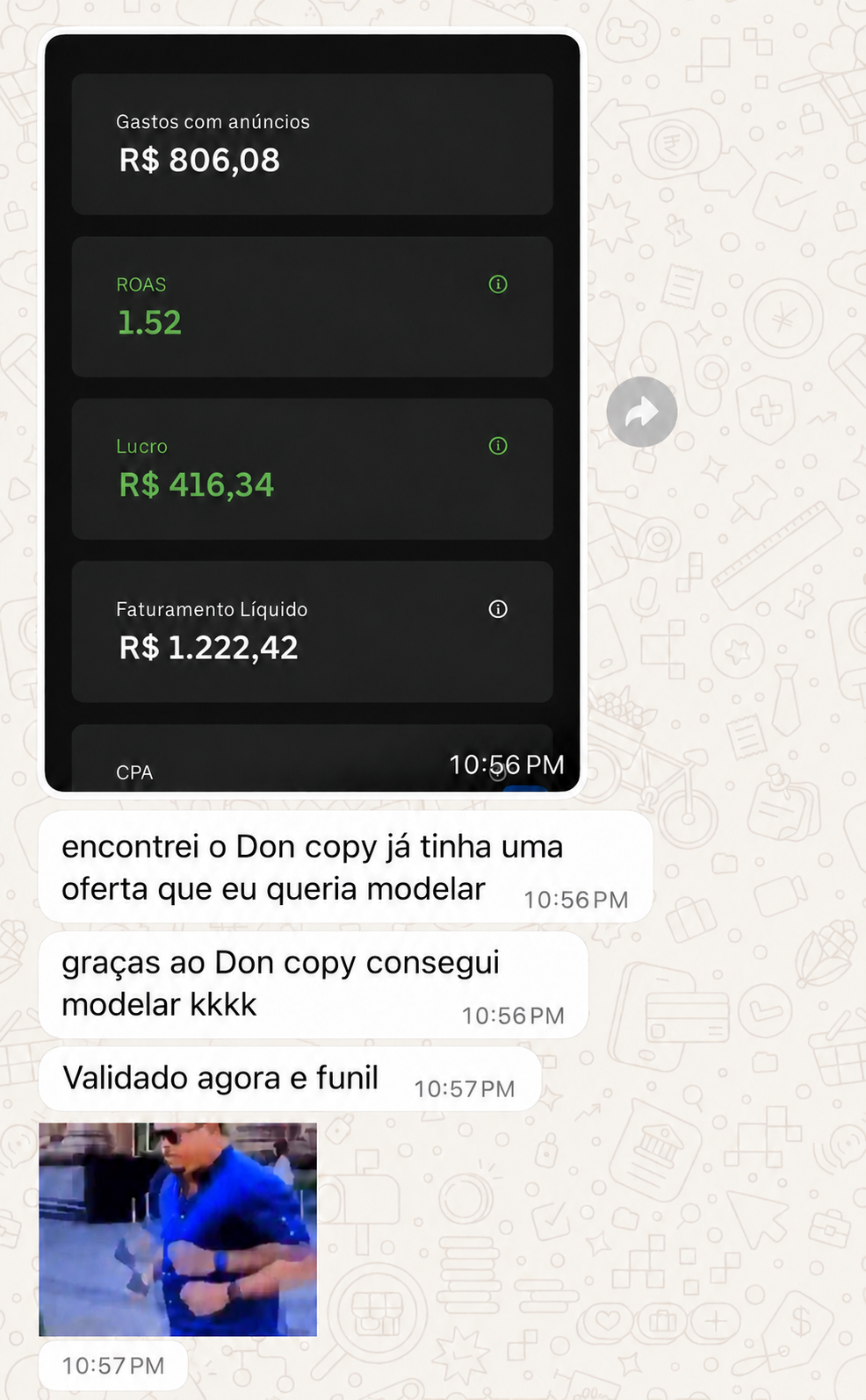 Depoimento de cliente que modelou e validou uma oferta com o DonCopy